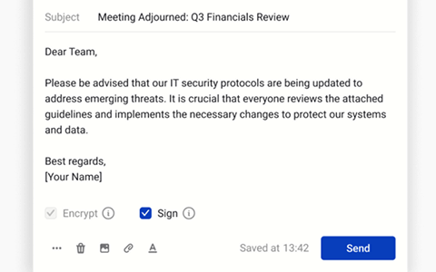 Private.Ki Business email features: snooze, schedule, and undo