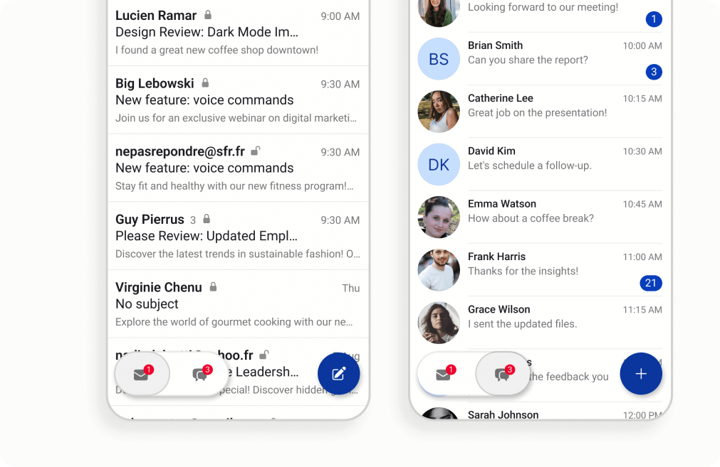 Private.Ki Messenger unified with Private.Ki Mail in one encrypted app